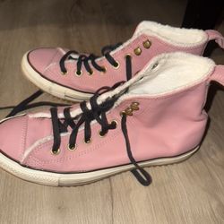 Pink Converse Hiker Chuck Taylor’s
