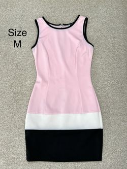 Women Summer Dress Pink Size M Teenager