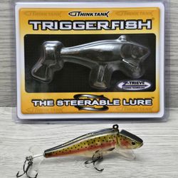 NEW Fishing Lure NEW Fishing Lure Think Tank Triggerfish 4 1/2" 5/8oz. Lure Whopper Plopper Like 