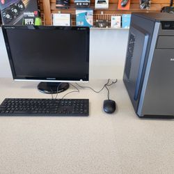 Asus Desktop Computer Grey In Color