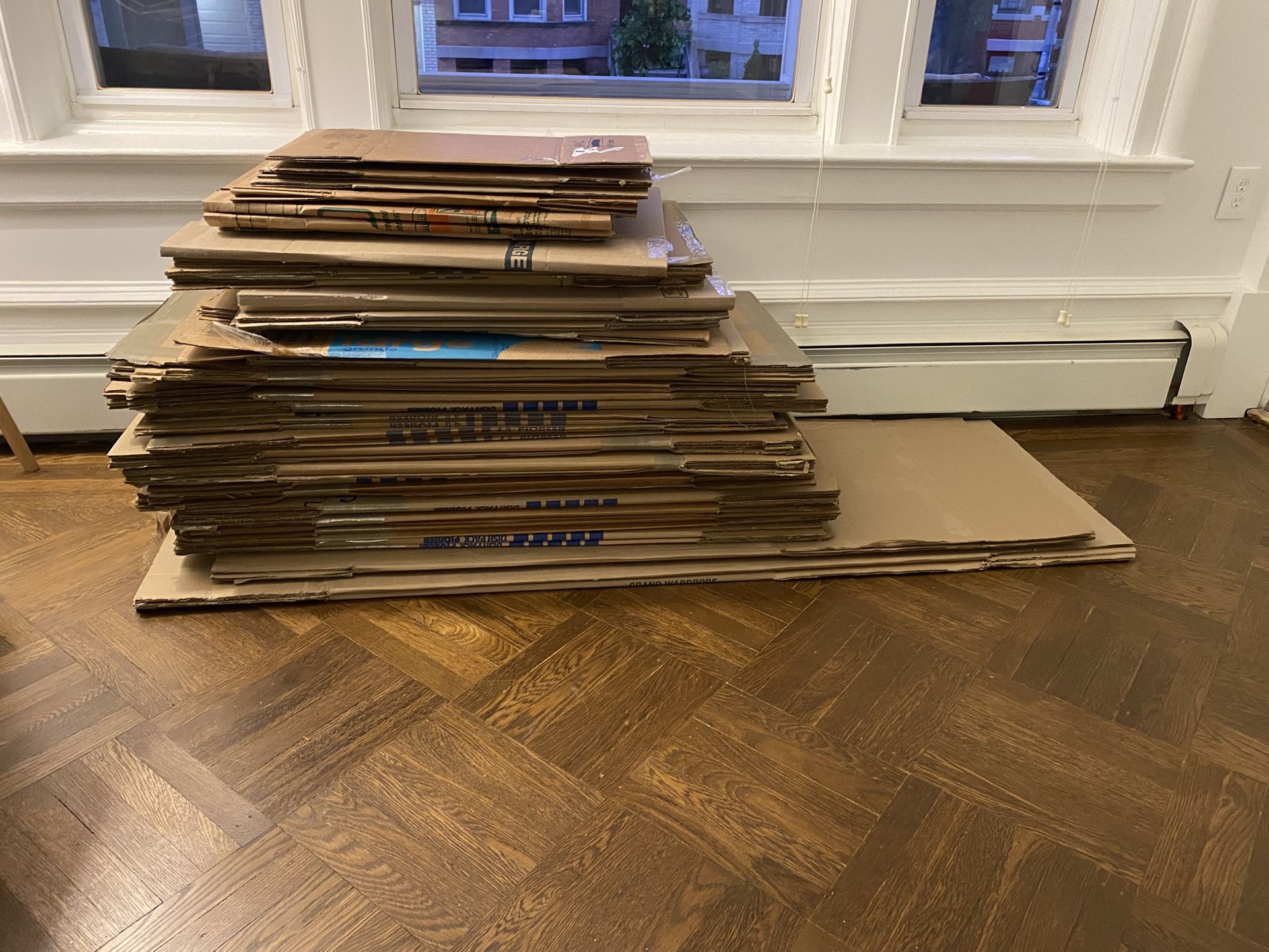 Free—Heavyweight Cardboard Moving Boxes