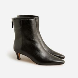 Stevie ankle boots in crinkle leather