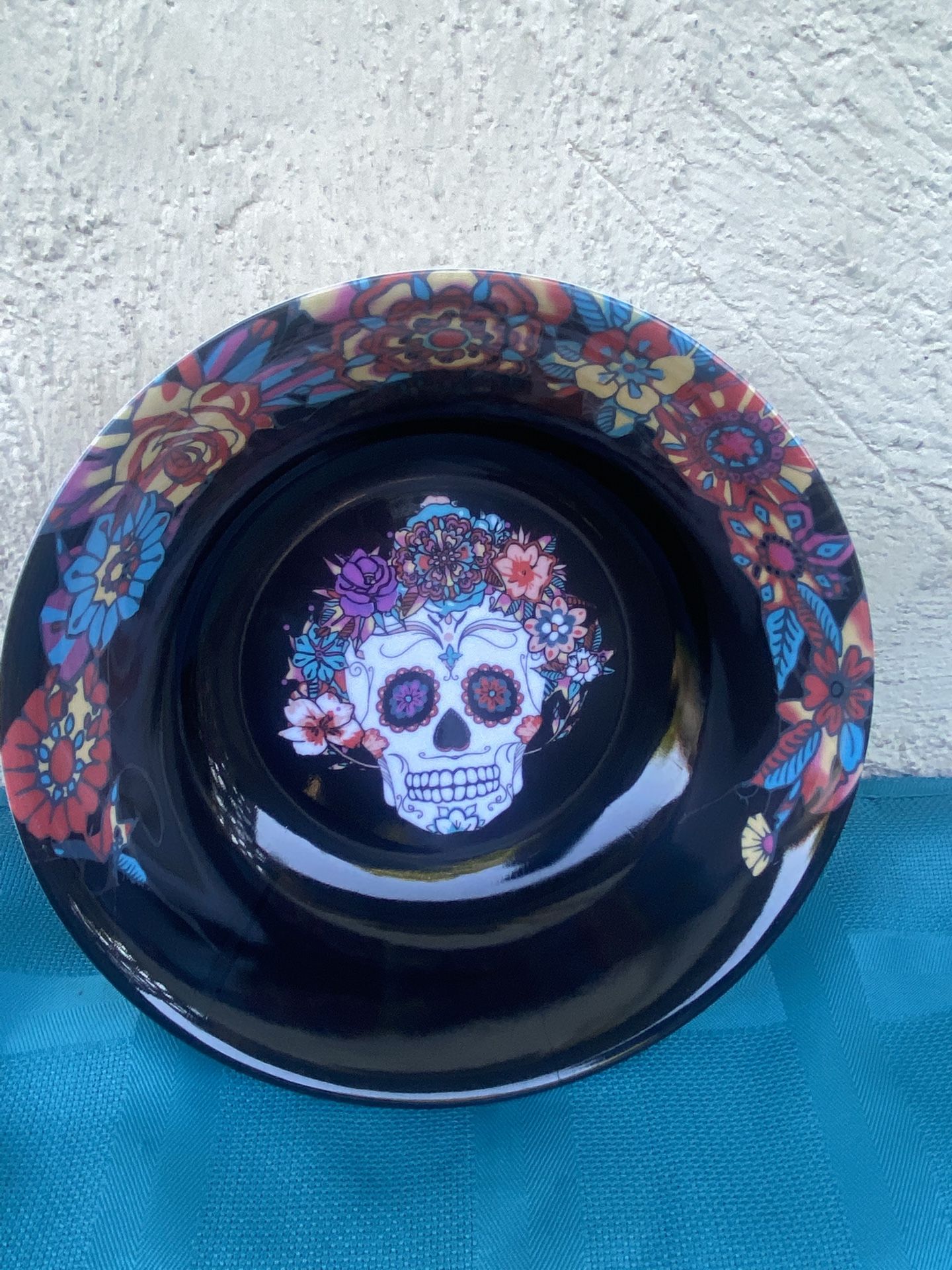 Dia De Los Muertos Sugar Skull Melamine Bowl
