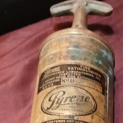 1940 's Pyrene Fire Extinguisher. 