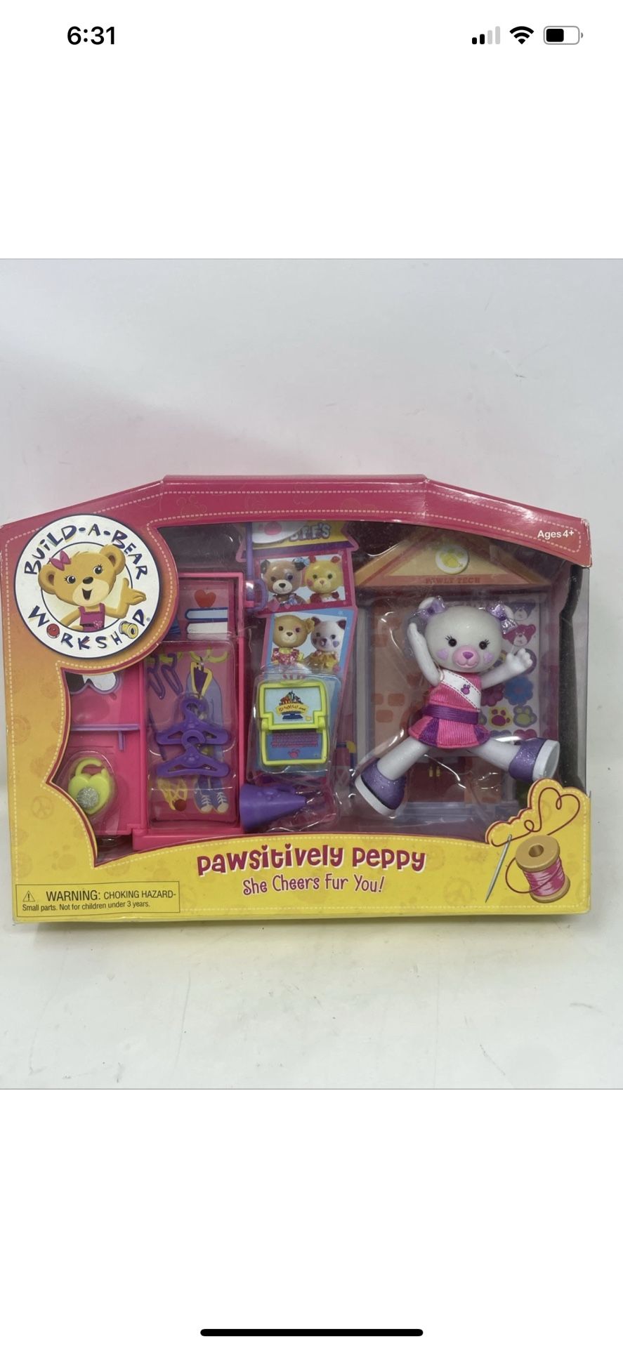 New Rare build a bear workshop Pawsitively Peppy Playmates Toys