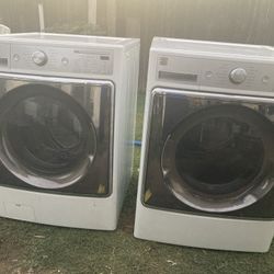 Washer And Gas Dryer Brand Kenmore Heavy Duty Everythin Works 3 Months Warranty 