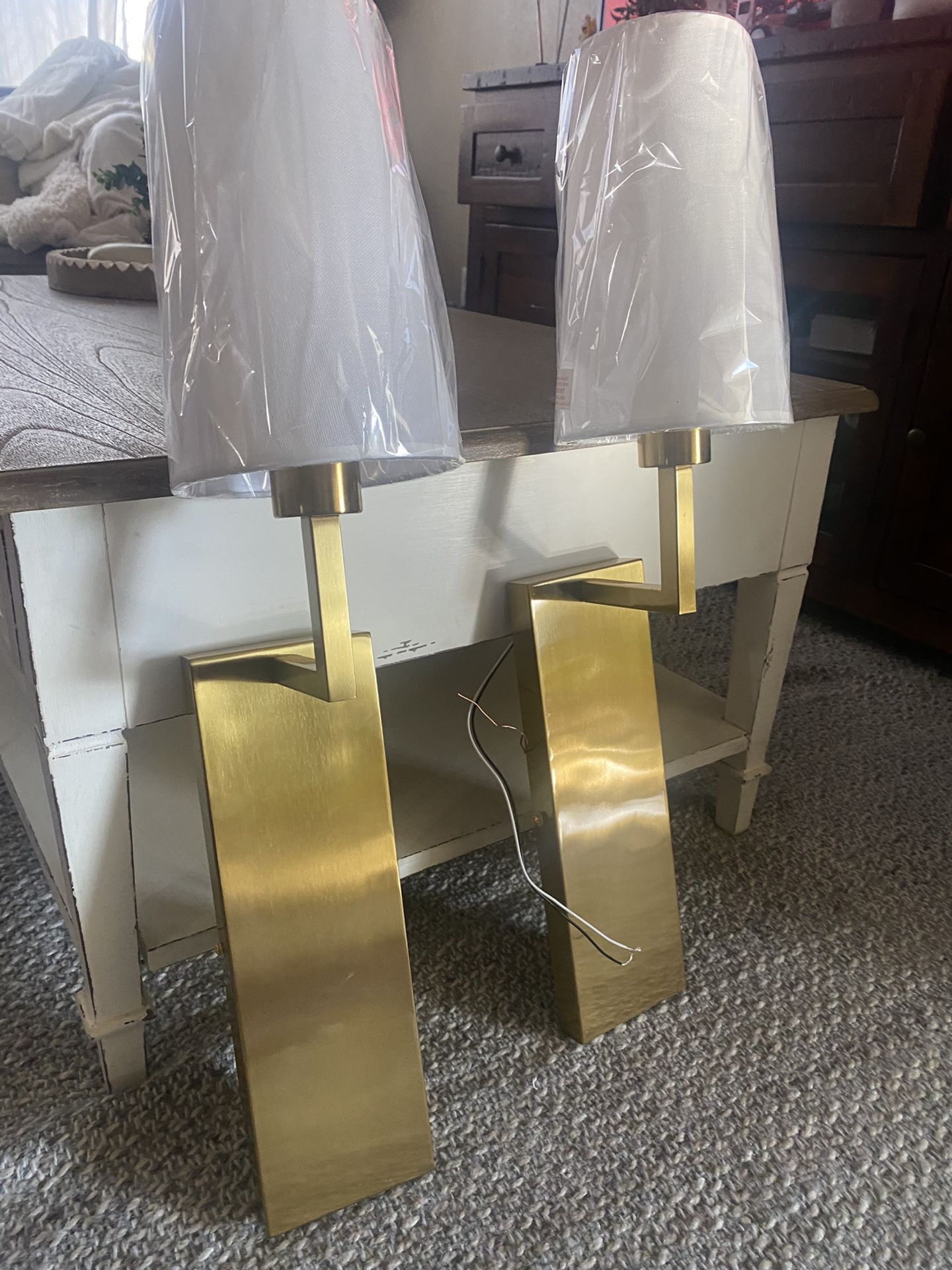 Set Of Brazo Wall Lamps. Brand New! $45