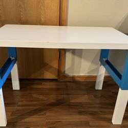 White IKEA Pahl Desk