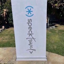  Sd retractable display stands.  36x92 