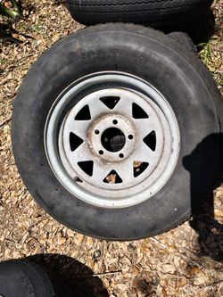 215/75 D14 Tire With Rim 