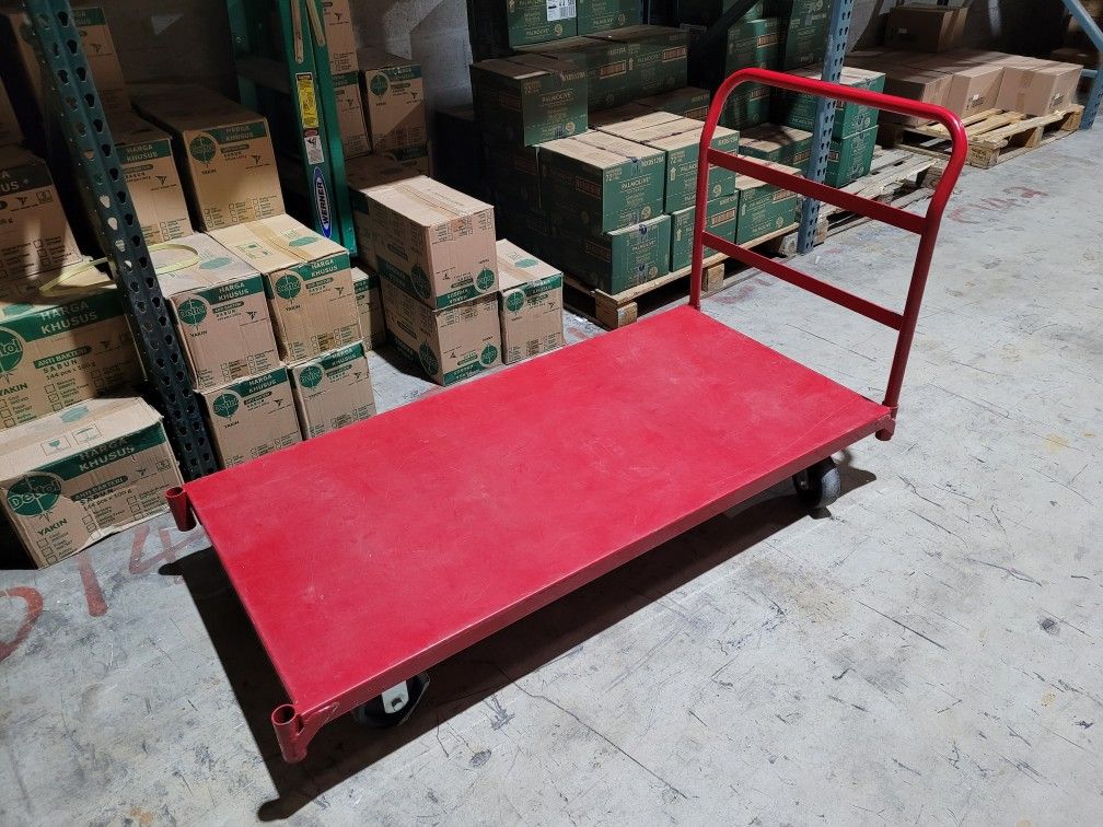 Uline Platform Cart 60x30 Heavy Duty Warehouse Industrial Grade