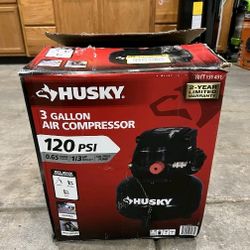 Huskey 3 Gallon Air Compressor Brand New