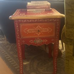 Eclectic Side Table / Night Stand 
