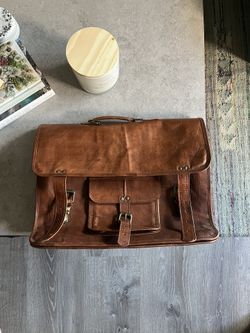 Real Leather Computer Bag