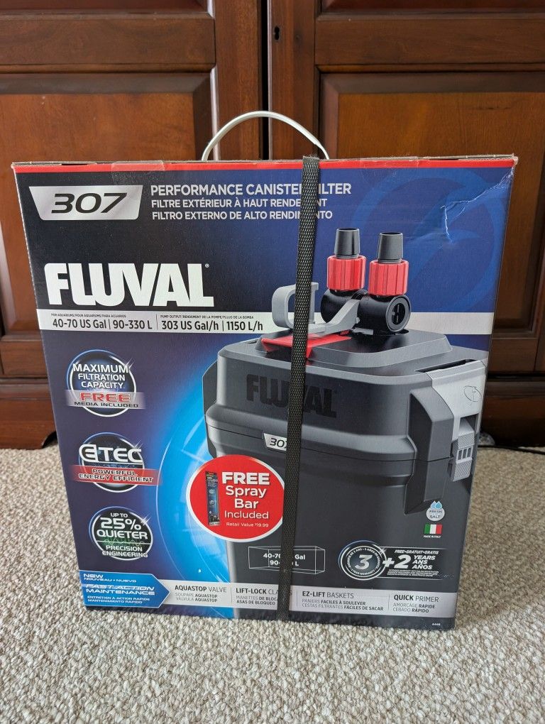 Fluval 307 aquarium Filter NIB