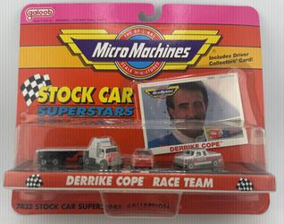 Vintage 1991 Micro Machines Stock Car Superstars Derrike Cope Collection No. 6 Seal