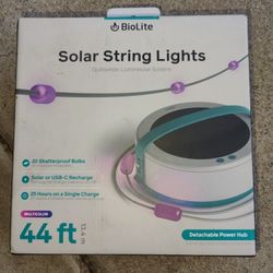 Biolite String Lights ( Solar)