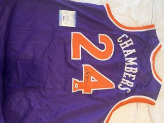 Tom Chambers Phoenix Suns Signed Jersey