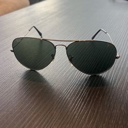 Aviator Raybans Silver