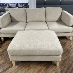 Delivery available sofa couch and ottoman