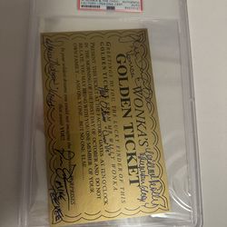 Golden Ticket **SIGNED BY CAST MEMBERS**