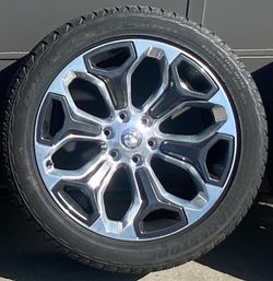 (4) Dodge Ram Wheels & Tires - Gently Used Lots of Tread Left