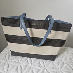 Michael Kors Striped Large East West Tote