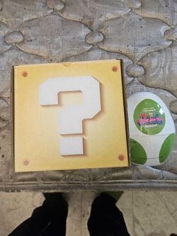 Super Mario Question Block Box and Yoshi Egg