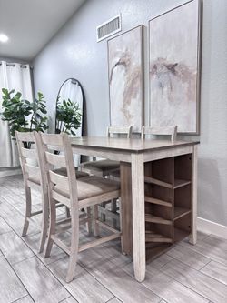 Dining table with 4 chairs