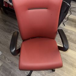 Red Rolling Chair