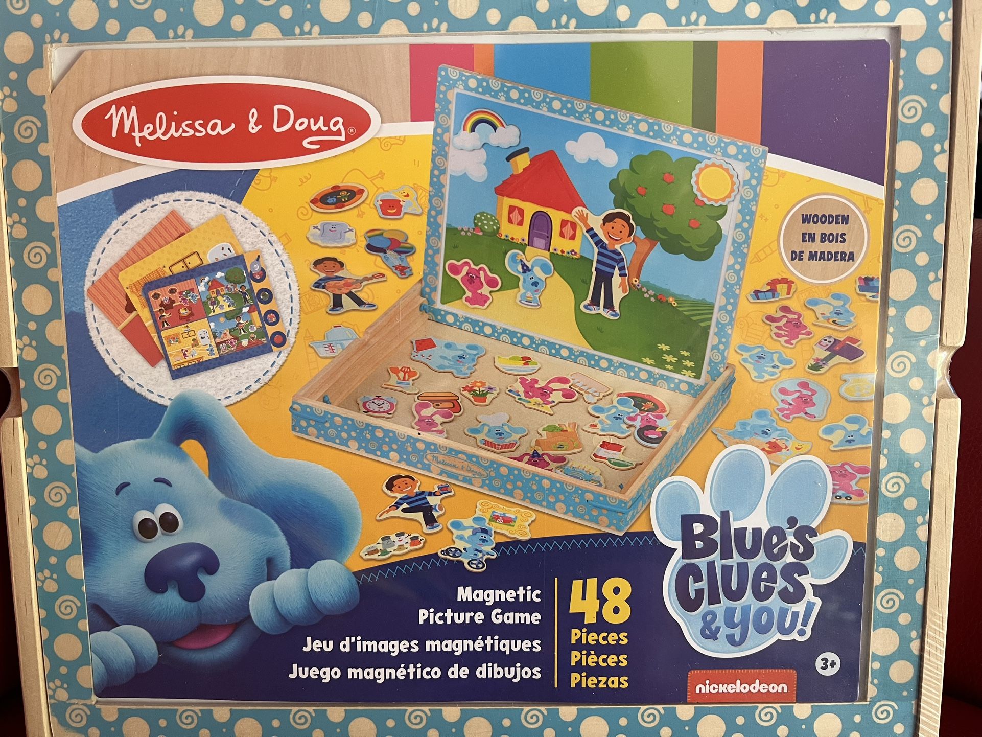 Melissa And Doug Blues Clues Magnetic Picture Game- Brand NEW!