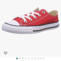 Converse Chuck Taylor All Star OX Unisex Shoes Red 7j236

