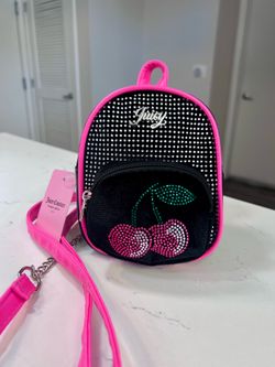 Juicy couture Cherry Rhinestone Mini Backpack NEW