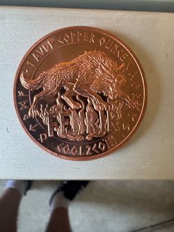 Fenrir 1 AVDP Oz Copper Round Coin