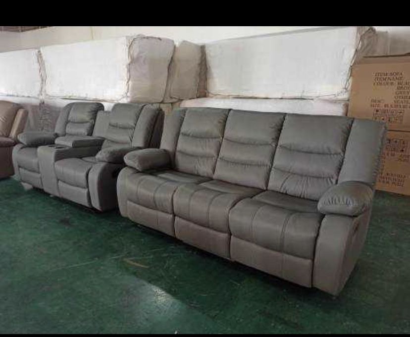 Real High Quality Leather Couch