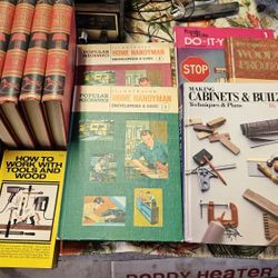 12 Vintage Woodworking Books