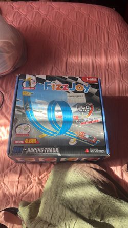 Racing track with cars