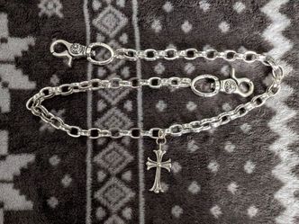 Chrome Hearts Styled Wallet Chain