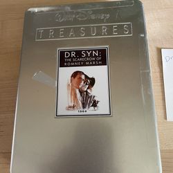 Disney Treasures DVD Dr. Syn The Scarecrow Romney Marsh new sealed in metal case