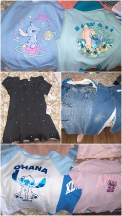 Mixed bag of clothes kids and adults