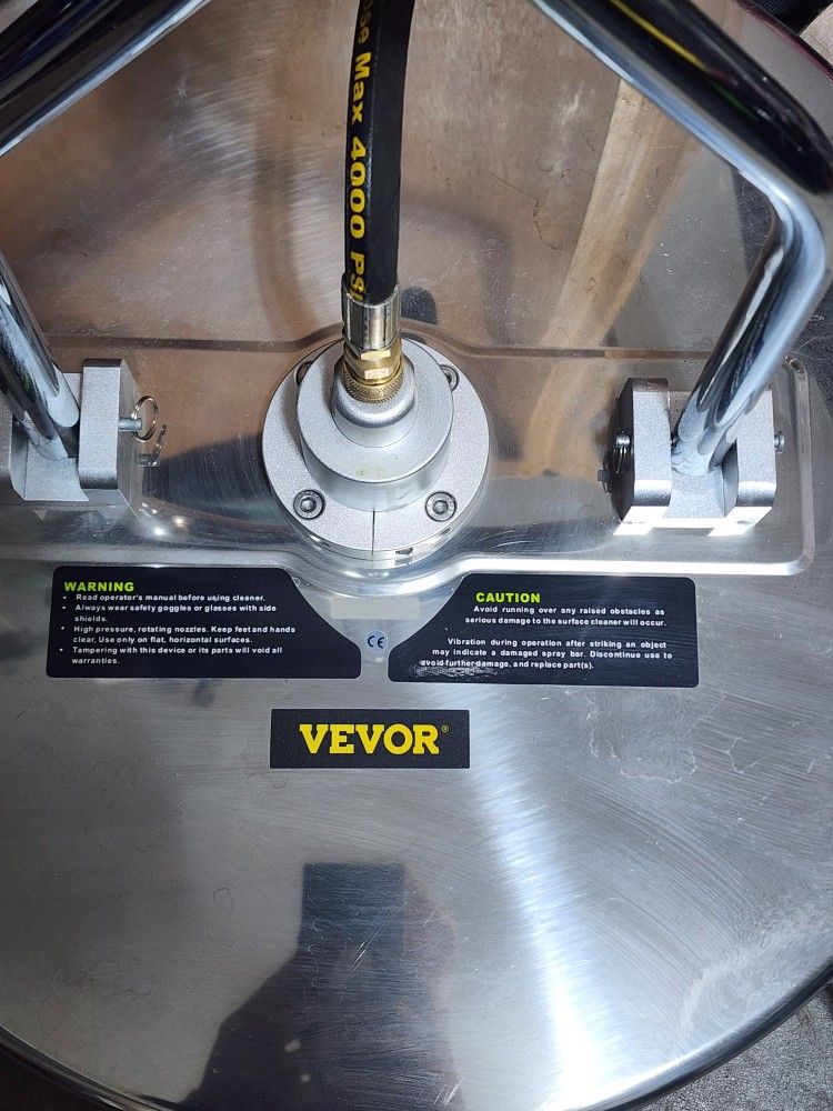 VEVOR 18" Stainless Steel Pressure Washer Surface Cleaner – Like New $75