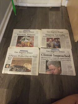 LA Times Major Historical Events