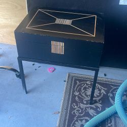 Small Accent Storage Table 