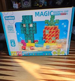 RiceBlock Magic Magnetic Chip Set (115 Pieces, Model EP006)