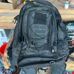 Black Tactical Back Pack