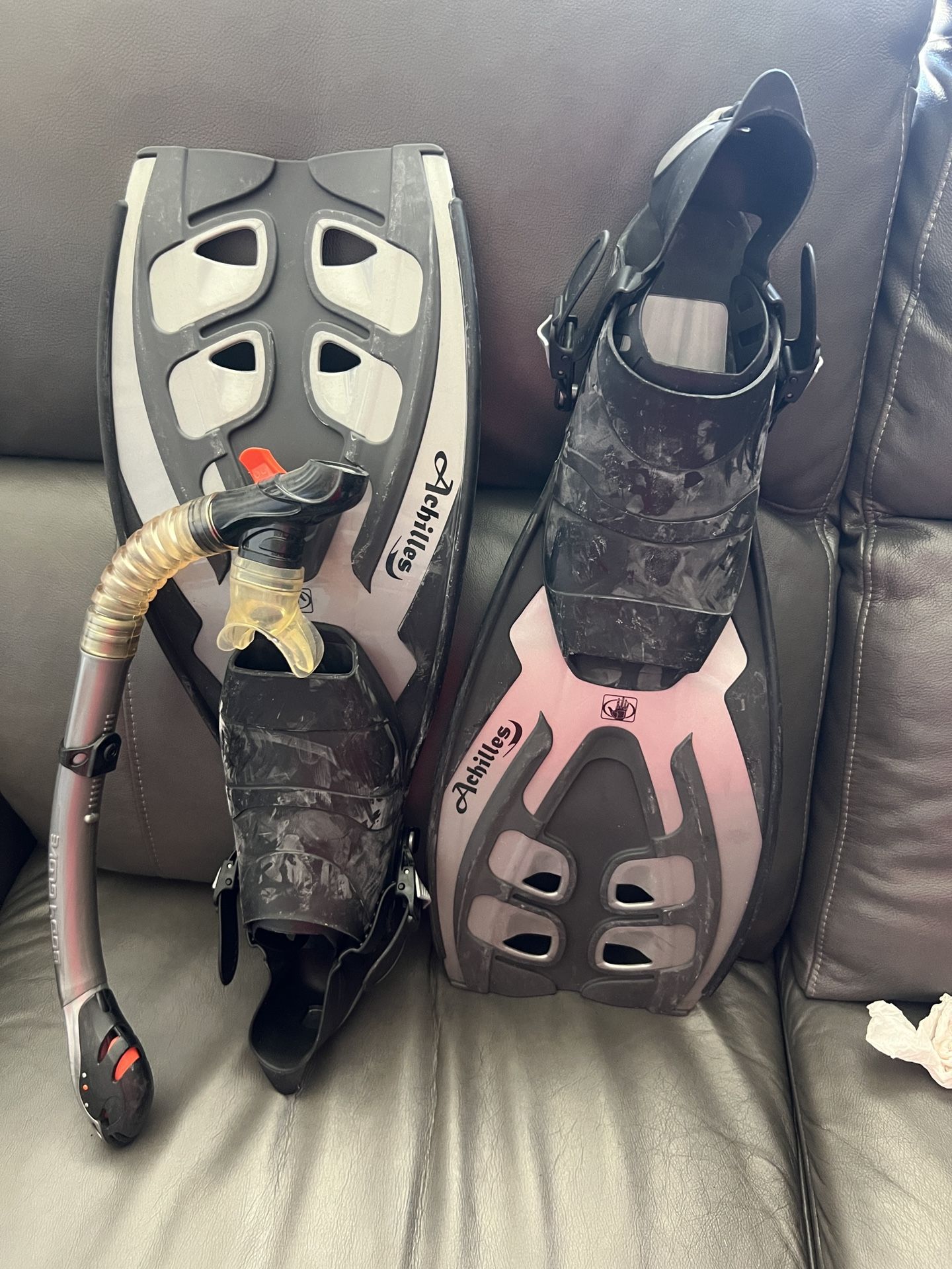 Bodyglove Achilles XL Swimfins/Snorkel/Bag