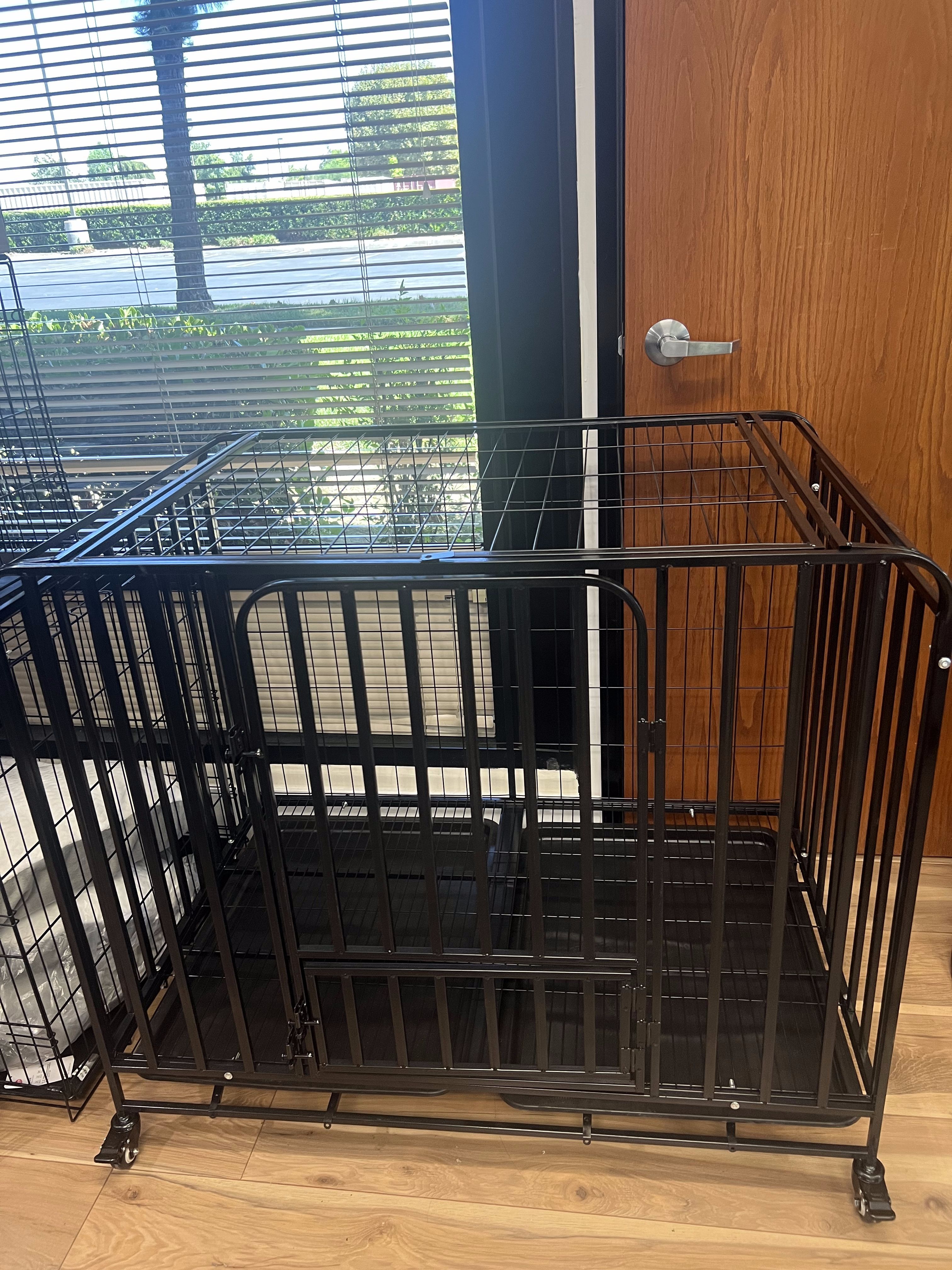 L48"Dog Crates Heavy Duty
