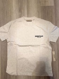 Fear of God ESSENTIALS Light Oatmeal T-Shirt – Size Medium