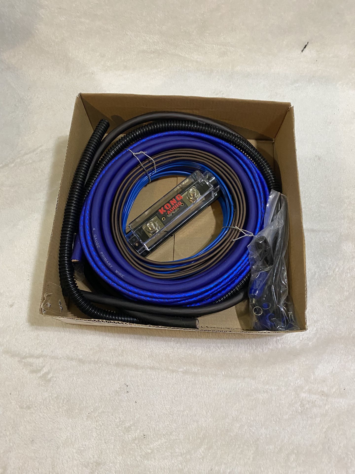 Brand New 4 Gauge Car Audio Amplifier Wiring Kit $40 Each (Blue)
