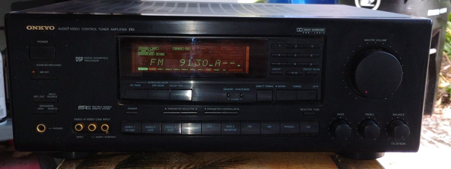 Onkyo AVC Tuner Amplifier TX-XV636